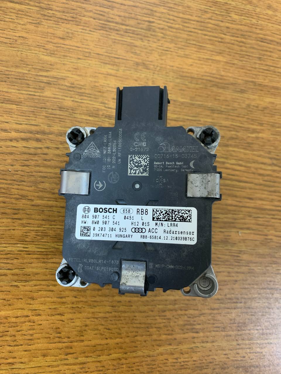 Audi Adaptive Cruise Control Radar Sensor 80A 907 541 C OEM