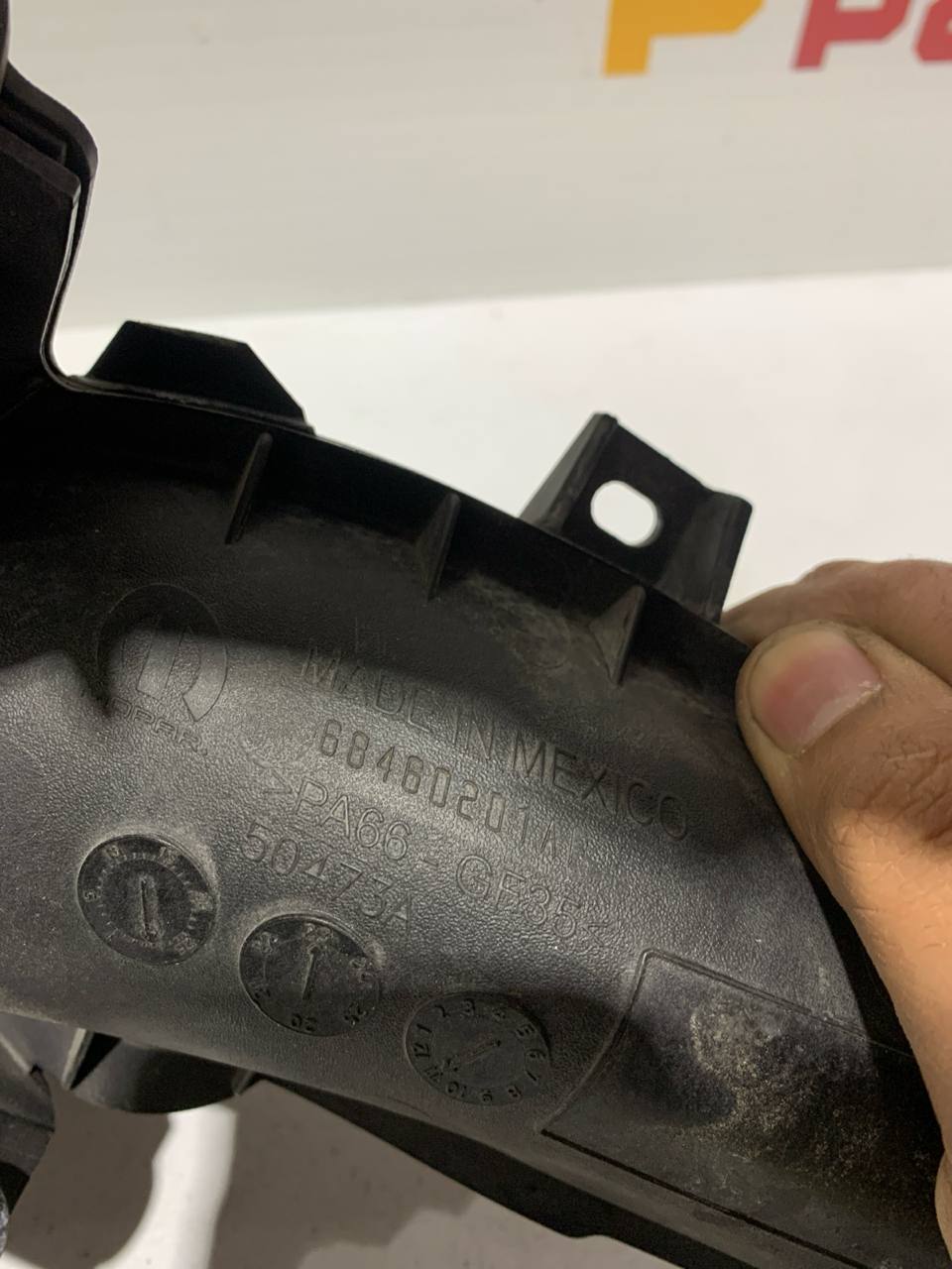 2020-2023 Jeep Wrangler Charge Air Cooler Duct OEM