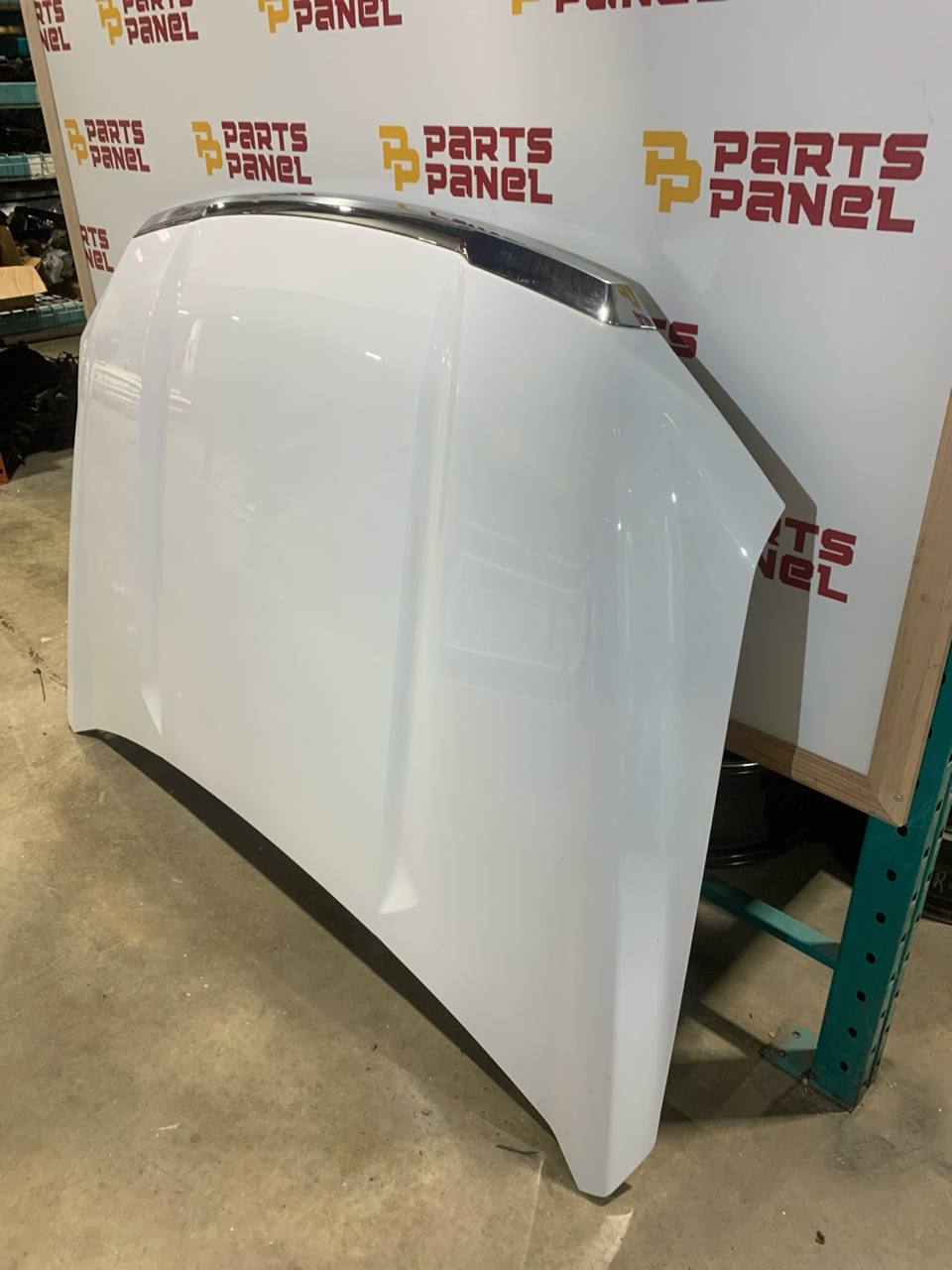 White Front Hood OEM