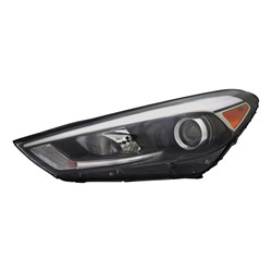 2016-2018 HYUNDAI TUCSON DRIVER SIDE HALOGEN HEADLIGHT ASSEMBLY HY2502199 92101D3050