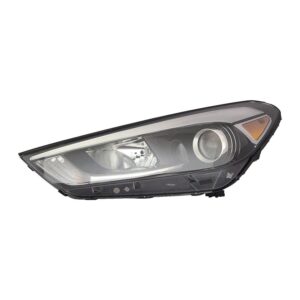 2016-2018 HYUNDAI TUCSON DRIVER SIDE HALOGEN HEADLIGHT ASSEMBLY HY2502200