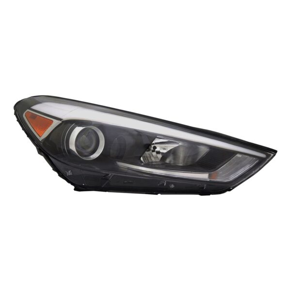 2016-2018 HYUNDAI TUCSON PASSENGER SIDE HALOGEN HEADLIGHT ASSEMBLY HY2503199