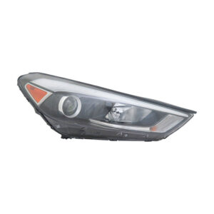 2016-2018 HYUNDAI TUCSON PASSENGER SIDE HALOGEN HEADLIGHT ASSEMBLY HY2503200