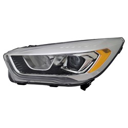 2017-2019 FORD ESCAPE DRIVER SIDE HALOGEN HEADLIGHT LENS AND HOUSING FO2502351 GJ5Z13008T 