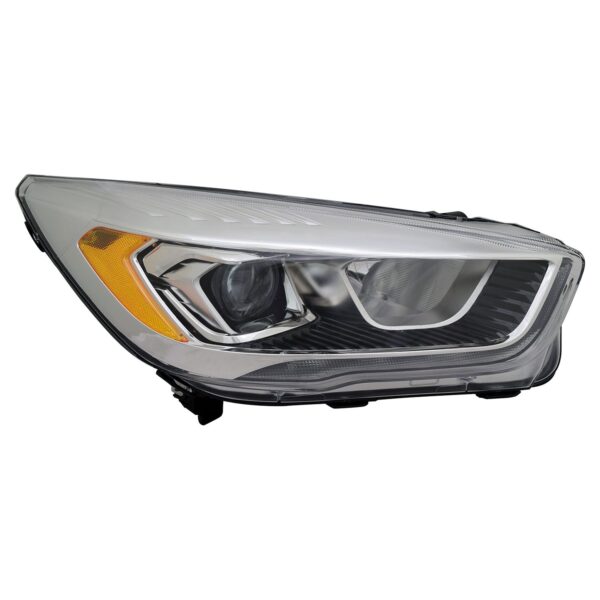 2017-2019 FORD ESCAPE PASSENGER SIDE HALOGEN HEADLIGHT LENS AND HOUSING