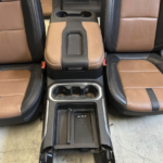 2019 2024 CHEVY SILVERADO HIGH COUNTRY 1500 2500 3500 BROWN LEATHER SEATS MINT! FITS SIERRA 1