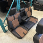 2019-2024 CHEVY SILVERADO 1500 2500 3500 HIGH COUNTRY BROWN LEATHER SEATS AND CENTRE CONSOLE SET. (FITS SIERRA)