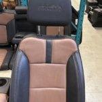 2019 2024 CHEVY SILVERADO HIGH COUNTRY 1500 2500 3500 BROWN LEATHER SEATS MINT! FITS SIERRA 3