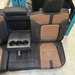 2019-2024 CHEVY SILVERADO 1500 2500 3500 HIGH COUNTRY BROWN LEATHER SEATS AND CENTRE CONSOLE SET. (FITS SIERRA)