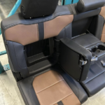 2019-2024 CHEVY SILVERADO 1500 2500 3500 HIGH COUNTRY BROWN LEATHER SEATS AND CENTRE CONSOLE SET. (FITS SIERRA)