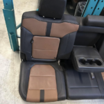 2019-2024 CHEVY SILVERADO 1500 2500 3500 HIGH COUNTRY BROWN LEATHER SEATS AND CENTRE CONSOLE SET. (FITS SIERRA)