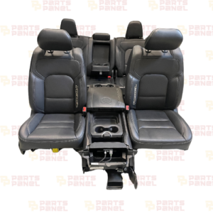 2019-2024 RAM 1500 REBEL NEW STYLE 5TH GENERATION FRONT AND REAR LEATHER SEATS WITH CENTER CONSOLE FOR CREW CAB