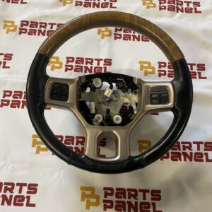 2013 - 2018 RAM 1500 / 2500 3500 LONGHORN BLACK LEATHER HEATED STEERING WHEEL