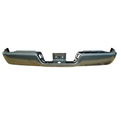 2013 - 2024 RAM 1500 BUMPER FACE BAR REAR PRIMED WITHOUT DUAL EXHAUST WITHOUT SENSOR CAPA CH1102369C 68049746AB