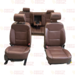 2014 – 2019 CHEVY SILVERADO 1500 : 2500 : 3500 HIGH COUNTRY HEATED VENTILATED FRONT AND REAR SEATS BROWN CREW CAB