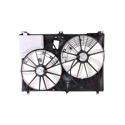 2014 - 2019 TOYOTA HIGHLANDER COOLING FAN ASSEMBLY V6/4CYL DUAL FAN ASSEMBLY WITHOUT TOW PACKAGE TO3115187U