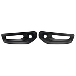 2019 - 2024 RAM 1500 FOG LAMP BEZEL SET FRONT LH/RIGHT HAND TEXTURED BLACK W/SENSOR REBEL/TRX CH1038229 68335957AB