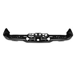 2019 - 2024 RAM 1500 BUMPER STEP FACE BAR REAR TEXTURED W/SINGLE EXHAUST BLACK POWDER COAT REBEL/TRX CH1102381 68404446AA