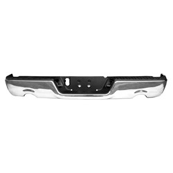 2013 - 2024 RAM 1500 BUMPER REAR ASSY CHROME WITHOUT SENSOR FOR 1500 WITH DUAL EXHAUST CH1103118U 68049744AA