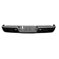 2013 - 2024 RAM 1500 BUMPER REAR ASSY BLACK PRIMED WITH SENSOR FOR 1500 WITHOUT DUAL EXHAUST CH1103121U 68049864AA