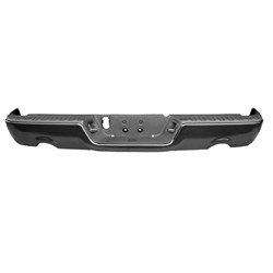 2013 - 2024 RAM 1500 BUMPER REAR ASSY BLACK PRIMED WITHOUT SENSOR FOR 1500 MODELS WITH DUAL EXHAUST CH1103123 68049779AA