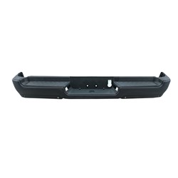 2019 - 2024 RAM 1500 BUMPER REAR ASSY BLACK POWDER COAT SINGLE EXHAUST W/ADVANCE PARK/SENSOR EXCLUDE REBEL/TRX CH1103155 68404447AC