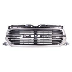 2019 - 2022 RAM 1500 GRILLE CHROME SURROUND W/CHROME BILLETS W/CAMERA LARAMIE MODEL CH1200418 68404931AC