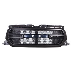 2019 - 2022 RAM 1500 GRILLE FRONT BLACK SURROUND W/BLACK PERFORATED WAVE INSERT WITHOUT EMBLEM/CAMERA CH1200436 68581257AA 