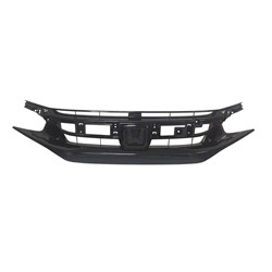 2019 - 2021 HONDA CIVIC SEDAN / COUPE GRILLE PTD GLOSS BLACK SPORT MODEL CAPA HO1200242C 71121TBAA61