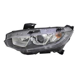 2016 - 2021 HONDA CIVIC SEDAN / HATCHBACK / COUPE HEAD LIGHT LEFT HAND HALOGEN HO2502173U 33150TBAA01