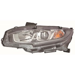 2016 - 2021 HONDA CIVIC SEDAN / HATCHBACK / COUPE HEAD LIGHT LEFT HAND HALOGEN CAPA CHO2502173C 33150TBAA01