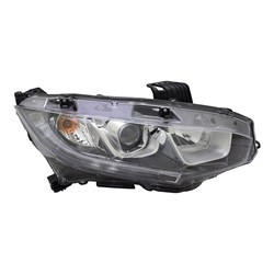 2016 - 2021 HONDA CIVIC SEDAN / HATCHBACK / COUPE HEAD LIGHT RIGHT HAND HALOGEN HO2503173U 33100TBAA01