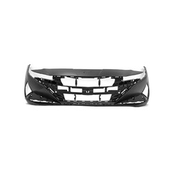 2021 - 2023 HYUNDAI ELANTRA BUMPER FRONT PRIMED WITH LOWER MOLDING SLOTS LTD/LUXURY/ULTIMATE USA BUILT HY1000247 86511AB010