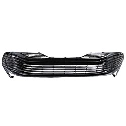 2018 - 2020 TOYOTA CAMRY GRILLE LOWER GLOSSY BLACK BAR STYLE WITHOUT SENSOR L/LE TO1036183 5310206100