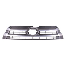 2017 - 2019 TOYOTA HIGHLANDER / HIGHLANDER HYBRID GRILLE MATTE-BLACK/GRAY WITH CHROME BARS TO1200427 531010E240