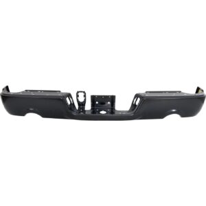 2013 - 2024 RAM 1500 BUMPER REAR ASSY BLACK PRIMED WITHOUT SENSOR FOR 1500 WITHOUT DUAL EXHAUST CH1102372 68049779AB