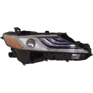 2018 - 2024 TOYOTA CAMRY / HYBRID HEAD LAMP RIGHT HAND SMOKED WITHOUT ADAPTIVE HQ TO2503288