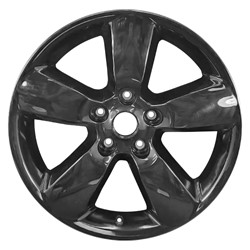 2013 - 2024 RAM 1500 / CLASSIC GLOSS PAINTED BLACK ALUMINUM WHEEL ALYCL045U45 1UC56SZ0AA