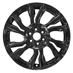 2019 - 2022 GMC SIERRA / DENALI 1500 / YUKON / CHEVY SILVERADO 1500 / SUBURBAN / TAHOE PAINTED BLACK ALUMINUM WHEEL ALYGN090U45N 84253949