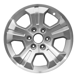 2014 - 2020 CHEVY SILVERADO 1500 / TAHOE / GMC SIERRA 1500 SILVER ALUMINUM WHEEL ALYGQ022U10 20937966