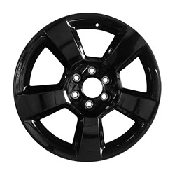 2015 - 2020 GMC SIERRA 1500 / YUKON / CHEVY SILVERADO 1500 / TAHOE / SUBURBAN 5.5 BP BLACK ALUMINUM WHEEL ALYGT091U45 23431107