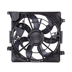 2016 - 2021 KIA SPORTAGE / HYUNDAI TUCSON CONDENSER AND ENGINE COOLING FAN ASSEMBLY HY3115154 