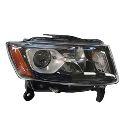 2014 - 2016 JEEP GRAND CHEROKEE PASSENGER SIDE HALOGEN HEADLIGHT ASSEMBLY CAPA CH2503308C 68236108AE