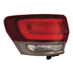 2014 - 2019 JEEP GRAND CHEROKEE DRIVER SIDE OUTER TAIL LIGHT ASSEMBLY CAPA CH2804118C 68289997AA