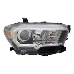 2018 - 2019 TOYOTA TACOMA PASSENGER SIDE HALOGEN HEADLIGHT ASSEMBLY CAPA TO2503266C 8111004261