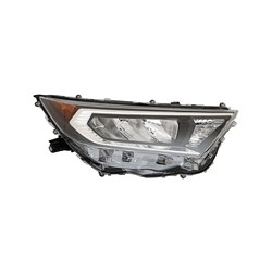 2019 - 2024 TOYOTA RAV4 FRONT PASSENGER SIDE HEADLIGHT LENS AND HOUSING CAPA TO2519201C 8113042812