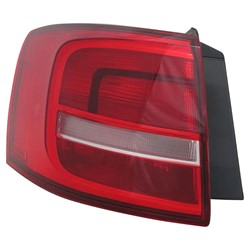 2015 - 2018 VOLKSWAGEN JETTA TYPE 6 DRIVER SIDE OUTER TAIL LIGHT ASSEMBLY CAPA VW2804112C 5C6945095F