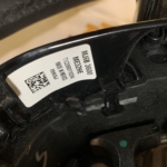 2021 – 2022 FORD ESCAPE BLACK LEATHER HEATED STEERING WHEEL MJ6B 3600