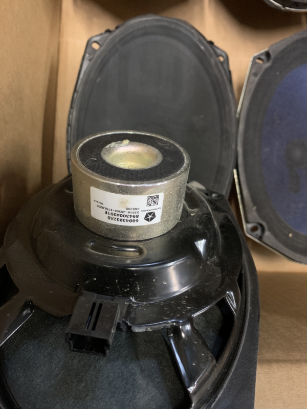 2009 – 2025 DODGE / RAM / CHRYSLER / JEEP DOOR SPEAKER FRONT REAR 52851560AA 05064358AB 68043032AD