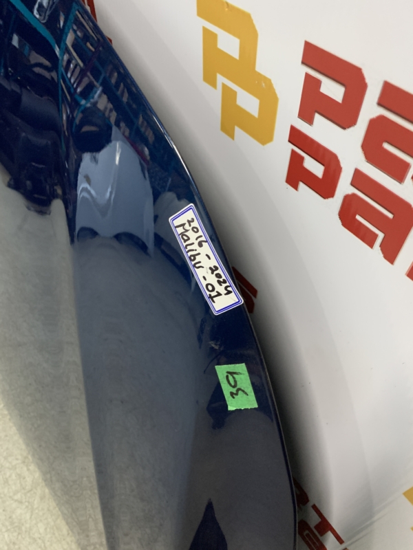 2016 – 2024 CHEVY MALIBU BLUE COLOR OEM USED HOOD 2016 – 2024 CHEVY MALIBU BLUE COLOR OEM USED HOOD